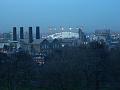 O2 Dome from Observatory Hill, evening, Greenwich Park DSCN0920